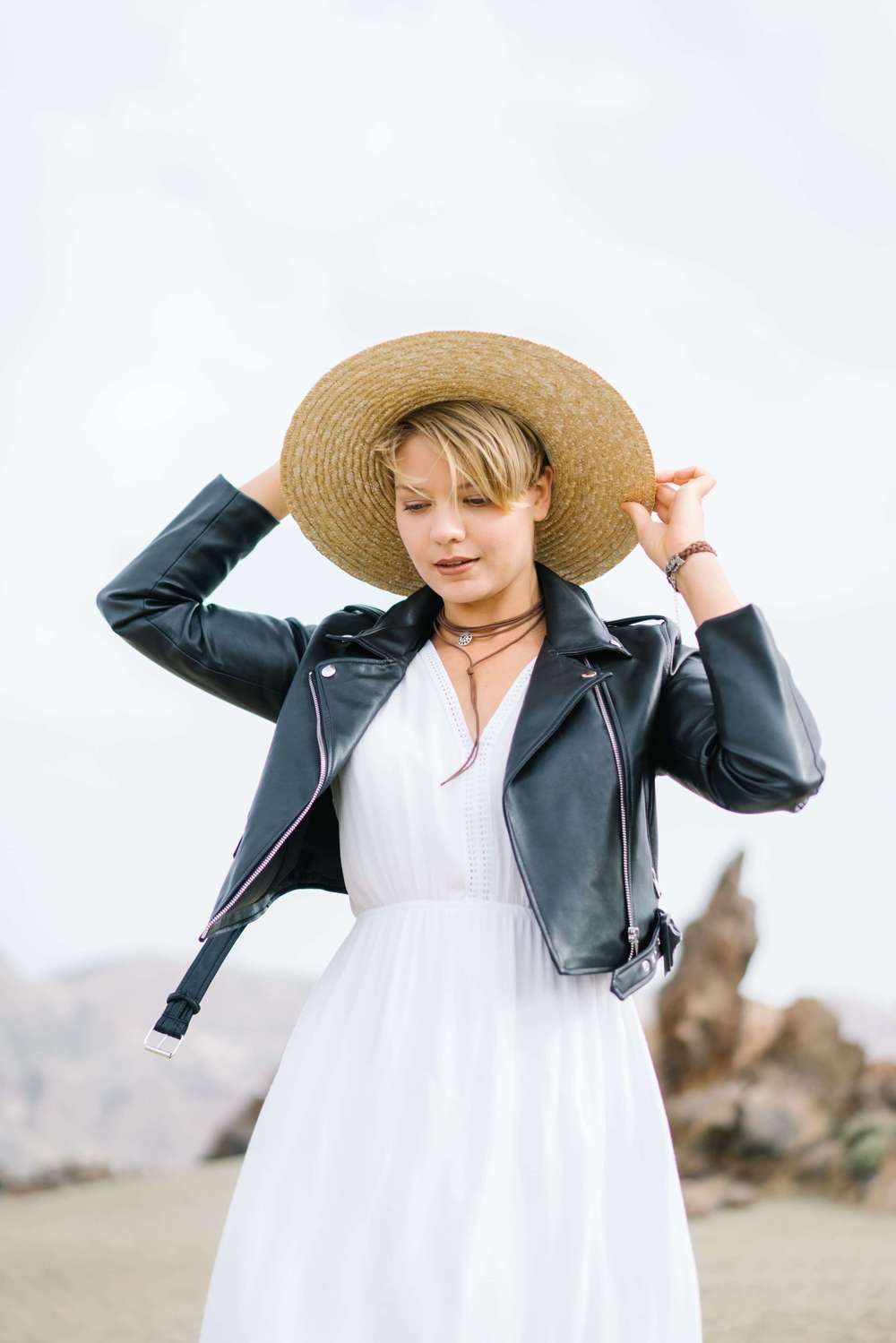 DreamWood Films desert bridal portrait crop