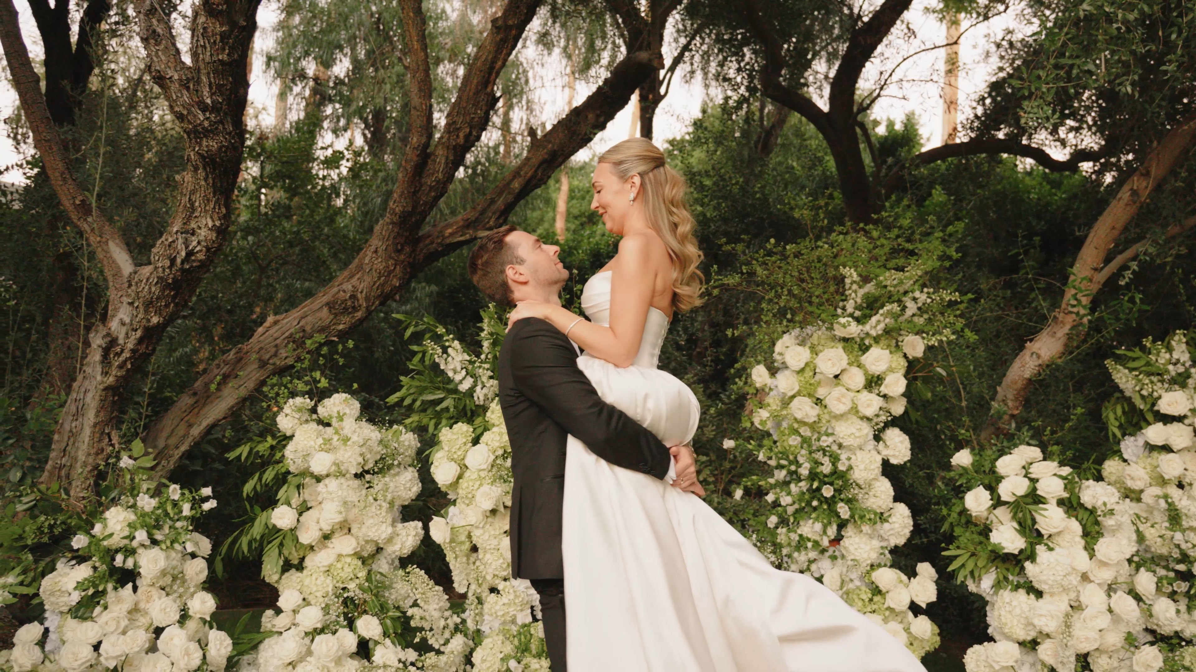 Lily and Treven photographed on their wedding day