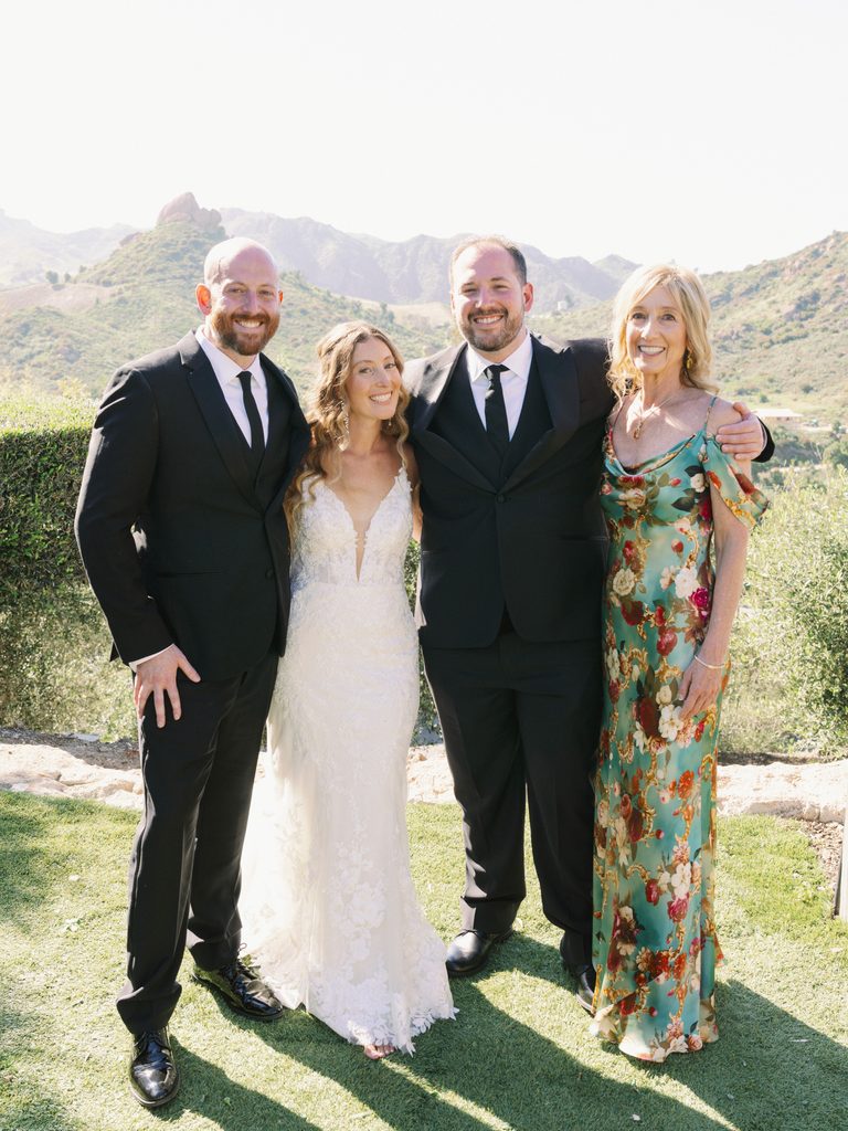 Formal family portraits showcasing the clean and timeless edit of a high-end wedding photo gallery.