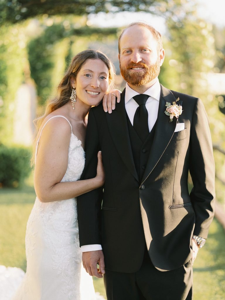 Elegant couple portrait showcasing editorial wedding photography styles in a wedding photo gallery.